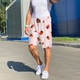 thumbnail image 6 of Sikiie Strawberry Mens Pajama Shorts, Lightweight Lounge Pant with Pockets Soft Sleep Pj Shorts for MenX-Large, 6 of 6