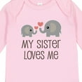 thumbnail image 4 of Inktastic My Sister Loves Me Boys or Girls Long Sleeve Baby Bodysuit, 4 of 5