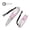 Powder Pink/White, variant on CIVIVI Purr Pocket Knife Folding Knife Slip Joint Knife with 1.83" Satin Finished Nitro-V Blade Powder Pink & White G10 Handle C25054-4, With 1PC Black Lanyard