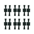 thumbnail image 5 of Black Wrought Iron Shutter Dog Holders 5.8" L Decorative Propeller Style Black Rust Resistant External Shutter Tieback Hardware w/Screw Pack of 6 | Renovators Supply, 5 of 5