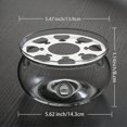 thumbnail image 2 of Calentador de tetera de cristal CNGLASS universal, resistente al calor, 13,5 cm, 2 of 9