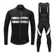 thumbnail image 1 of Conjunto de maillot de ciclismo para hombre, ropa de bicicleta, chaqueta de invierno de lana térmica Wosawe Jersey de ciclismo, 1 of 7