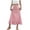Pink, variant on Midi Skirts For Women High Waist A Line Ruffle Hem Skirt Casual Gingham Plaid Flowy Shirts Tiered Midi Skirt Summer Casual Beach & Vacation Wear M Yellow