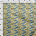 thumbnail image 2 of oneOone Georgette Viscose Fabric Chevron Kasuri Print Fabric BTY 42 Inch Wide, 2 of 4