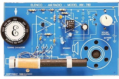 Am Radio Soldering Kit Dual Audio Superheterodyne AM550CK Elenco for sale online