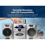 Emerson EPB-4000 Portable CD & Cassette Stereo Boombox with AM/FM Radio, Black