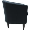 thumbnail image 3 of Pemberly Row 17.5" Traditional Fabric Club Chair in Dark Blue, 3 of 4