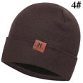 thumbnail image 2 of Beanie Hat Warm Unisex Solid Color Knit Cuffed Beanie Hat Watch Cap for Winter, 2 of 10