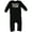 AB-Black, variant on Pap Pap's Fishing Buddy with White Text Baby Romper Coveralls