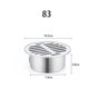 thumbnail image 1 of Tapa de desagüe de acero inoxidable para balcón, cubierta de desagüe de suelo redonda, tapa para tubería de lluvia de Ø83 mm, 1 of 8