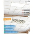thumbnail image 6 of Fluorescent Light Covers for Ceiling Lights 4 Pack, Teal Brown Botanical Magnetic Ceiling Light Covers 2x4ft for Classroom Office School, Pastoral Fall Weeping Maple Leaf Drop Ceiling Light Shade, 6 of 7