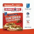 thumbnail image 2 of Bumble Bee Sun-Dried Tomato & Basil Seasoned Light Tuna, Wild Caught, Gluten Free, 15g Protein per Serving, Ready to Eat, Shelf Stable Pouch, 2.5 oz, 2 of 7