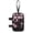 Cherry Blossom Black, variant on COEQINE Forearm Crutch Bag Walking Cane Accesories Jellyfish Galaxy Elbow Crutch Storage Organizer, 2 Zippered Pockets, Lightweight, Hands-Free, for Adults & Seniors