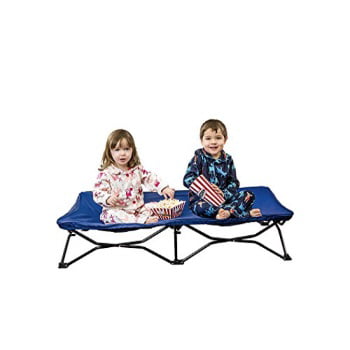 Regalo My Cot Portable Toddler Bed, Includes Fitted Sheet and Travel Case, Royal