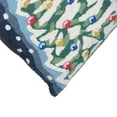 thumbnail image 6 of Liora Manne Frontporch Xmas Tree Indoor Outdoor Decorative Pillow Midnight, 6 of 6