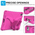 thumbnail image 2 of Allytechgroup iPad 6th 5th Gen Case, iPad Air 1 2 Case, Butterfly Design Kids Friendly Shockproof Kickstand EVA Shoulder Strap Bumper Lightweight Case for Apple iPad 9.7" 2017/2018, Rose, 2 of 8