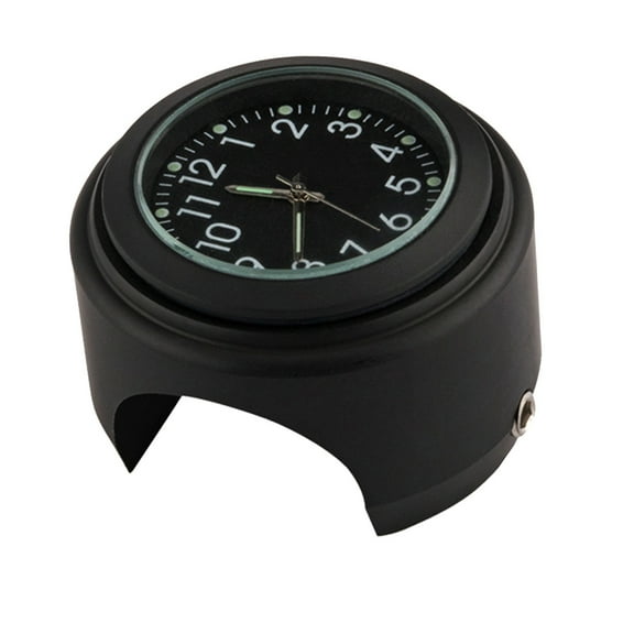 Motorcycle Universal Motorcycle Handlebar Meter  Thermometer Waterproof Replacement For Motorcycles  22mm-25.4mm7/8 ''- 1'' Handlebars Silver Shell White  Dial