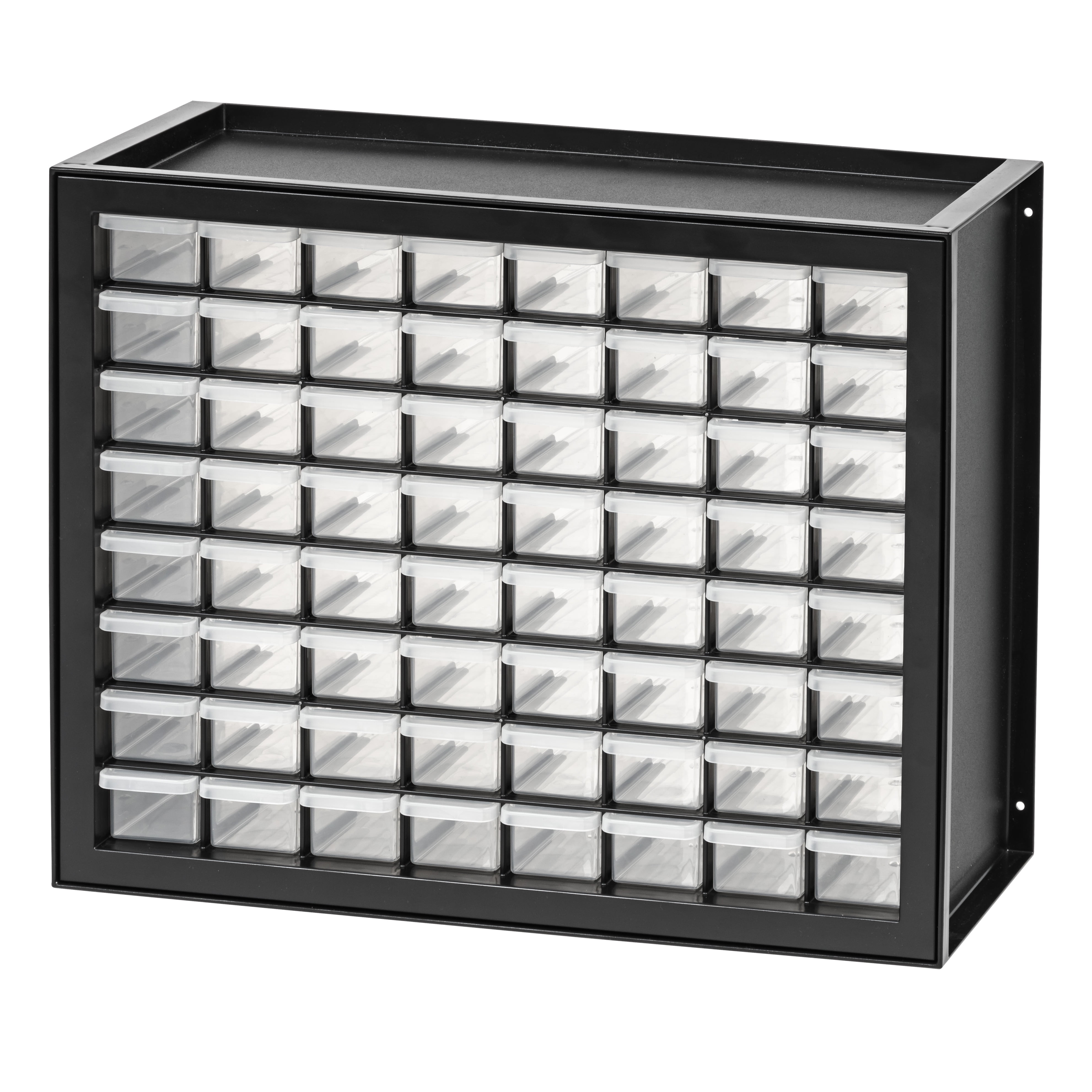 Storage Organizer Cabinet Plastic Parts Hardware Container Toy Bin Kit 64-Drawer 