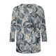 thumbnail image 2 of Camiseta Casual de Cuello Redondo de Manga Larga de la Mujer, Camiseta Diaria de Estiramiento Suave Impresa con Manga Floral 3/4, 2 of 5
