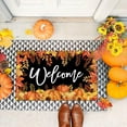 thumbnail image 6 of Fall Welcome Maple Leaves Decorative Doormat,Fall Pumpkins Maple Leafs Door mat Indoor Outdoor Entrance Floor Mat Non Slip Autumn Entry Mat for Thanksgiving Porch Front Door Decor 29 x17in, 6 of 6