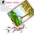 thumbnail image 5 of Kids Durable Handle Case for iPad Air 5th/4th Gen 10.9 inch, Silicone PC Heavy Duty Protection [360 Rotating Ring Stand/Adjustable Shoulder Strap] Tablet Case Cover for iPad Air 5th/4th,Rosegold, 5 of 8
