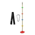 thumbnail image 1 of harayaa Children's Climbing Rope Tree Hanging Rope Heavy Duty Disc Hanging Seat Set for Red colorful rope, 1 of 8