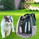 thumbnail image 2 of impermeable para mascotas, pequeña, , para gatos, perros, conejo, hámster, burbuja, transparente, para pasear, , - Verde Sunnimix Transportín de viaje para mascotas, 2 of 8
