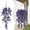 Deep purple, variant on Fake Hanging Flowers, Three Color Petunia Wall Hanging Vine, Artificial Flowers for Outdoors, Violet Simulation Plant, Realistic Blooms, Elegant Floral Decor, Lifelike Blossom, 29.5 in Deep Purple