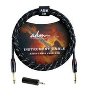 ADM SA3 10 ft. 0.25 in. Instrument Straight to Straight Cable, Blue Black