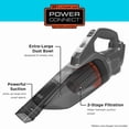 thumbnail image 2 of BLACK+DECKER 20V MAX POWERCONNECT Aspiradora de Mano, sin Cable, batería no incluida, Solo Herramienta Desnuda (BCHV001B), 2 of 5