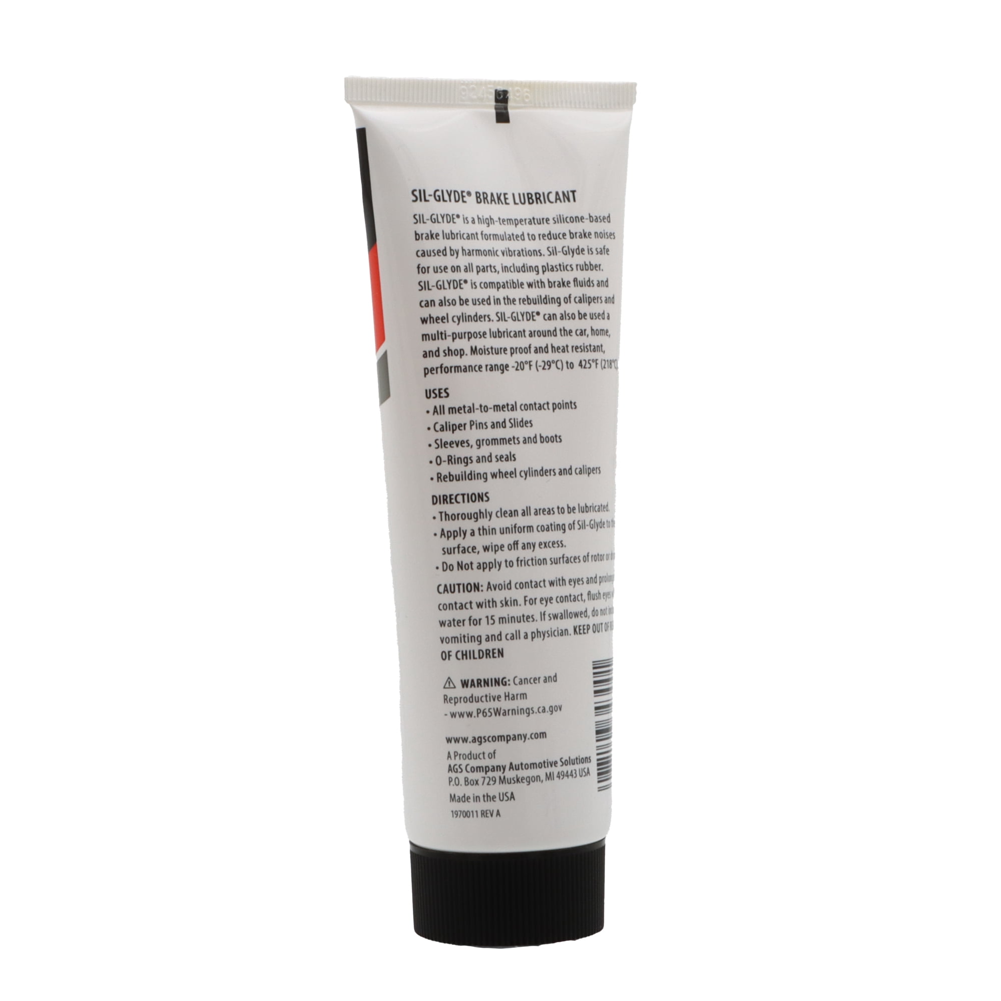 AGS American Grease Stick Sil-Glyde Silicone Brake Caliper Lubricant 4 oz