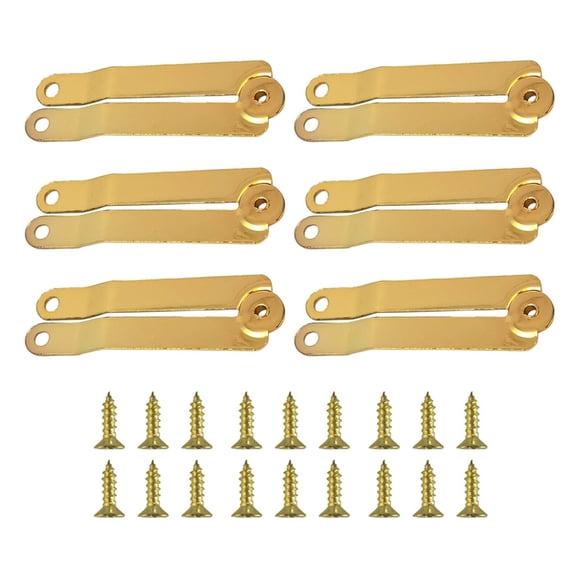 Elegant Gold Finish Lid Support Hinges Metal Folding Hinges for Home Furniture