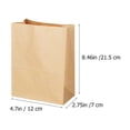 thumbnail image 2 of Minkissy 50 Pcs Paper Bread Bags For Homemade 21.5x4.7in Khaki Rectangular For Restaurant Use, 2 of 5