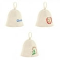 thumbnail image 1 of 3x Hat Russian Caps hut na Fieltro Mujer Hombre Macarena Gorro Sauna de fieltro de lana, 1 of 8