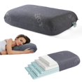 thumbnail image 1 of Almohada delgada ajustable de espuma viscoelástica LOFE, 10 alturas, 1 of 8