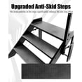 thumbnail image 2 of 3-Step Foldable RV Step Stool with Handrail - Heavy-Duty Outdoor Camper Steps for Travel Trailer, Mobile Home, Spa & High Reach, 2 of 6