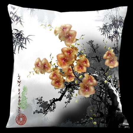 Lama Kasso Exotic Asia Throw Pillow
