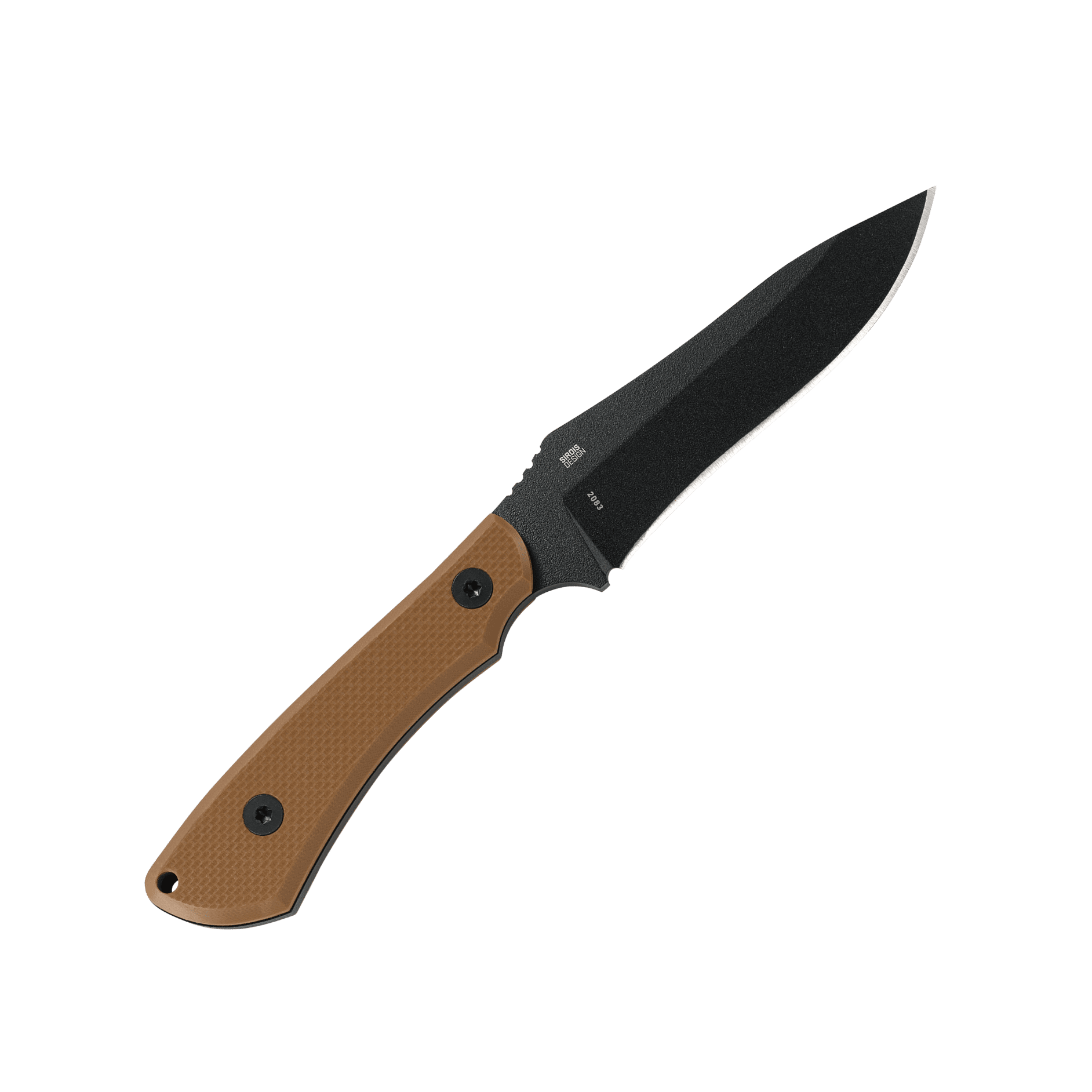 CRKT Ramadi Fixed Blade Knife with Sheath: SK-5 Plain Edge Blade, G10 Handle, 2083