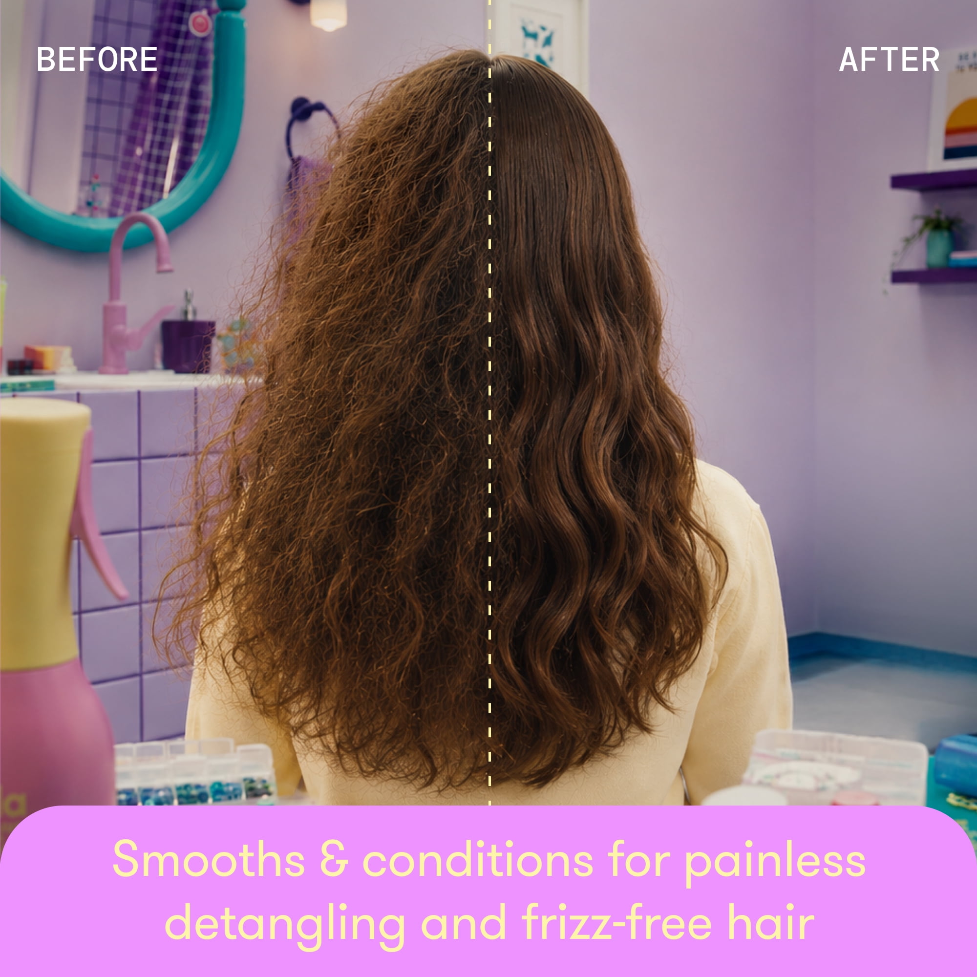 Frida for Kids Leave-In Conditioner & Detangling Mist, Kids, 8 fluid ounce
