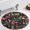 style-5, variant on FRIENDS TV SHOW COLLAGE Round Area Rugs for Bedroom Living Room, 6FT Soft Comfy Indoor Circle Carpets, Carpet Home Decor Floor Mat