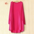 thumbnail image 2 of FAIWAD Womens Casual Spring Cardigans Solid Color Lightweight Long Sleeve Soft Open Front Coat with Pockets, 2 of 4