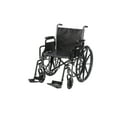 thumbnail image 3 of Drive Medical Silver Sport 2 Wheelchair, Detachable Desk Arms, Swing away Footrests, 16" Seat, 3 of 10