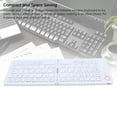 thumbnail image 4 of Foldable Keyboard, 67 Keys Portable Folding Keyboard, Rechargeable Ultra Slim Mini Keyboard Pocket Travel Keyboard for Smartphone Tablet Laptop, 4 of 7