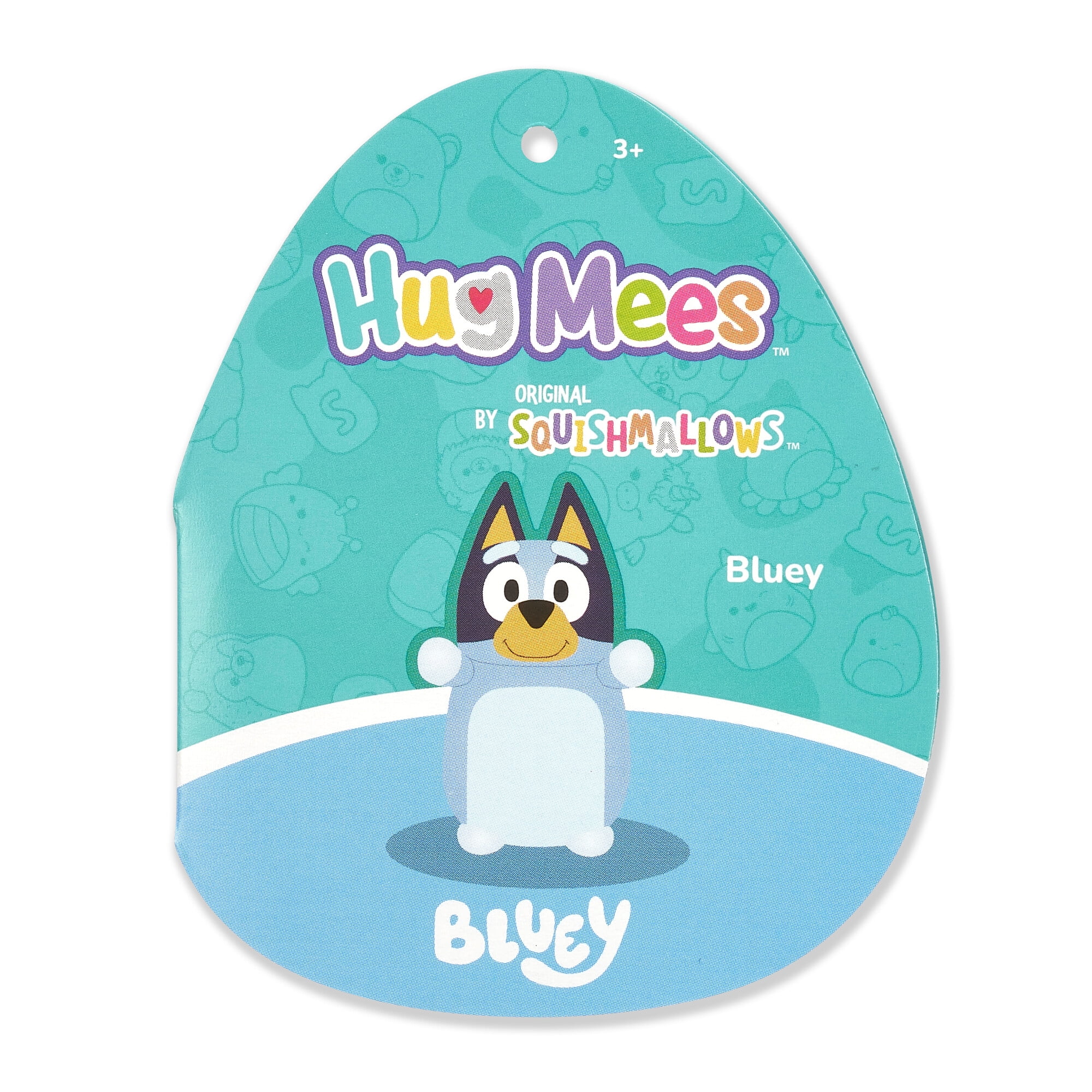 Squishmallows Original 10 inch Bluey HugMees - Childs Ultra Soft Official Jazwares Plush