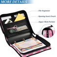 thumbnail image 3 of FORMRS Zipper Binder with Shoulder Strap 2-inch Ring 500 Sheet Capacity File Bag, Heart Geometric, 3 of 5