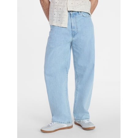 No Boundaries Baggy Fit Jeans, 100% Cotton 14 oz Denim, Men's 28x30-40x32