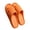 Orange, variant on Summer Slippers For Women And Men Indoor And Outdoor Wide Women Men Slippers Home Couple Shoes Indoor Outside Soft Soled Slippers