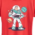 thumbnail image 2 of Toy Story 4 - Buzz And Planets Sketchy - Women's Short Sleeve Graphic T-Shirt, 2 of 5