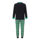 thumbnail image 4 of Conjunto de pijamas navideños familiares a juego con estampado de árbol, letras y cuadros. Pijamas de vacaciones para papá, mamá y niños., 4 of 10