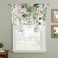 thumbnail image 2 of Sage Green Eucalyptus Tie Up Curtains for Windows, Balloon Window Shades, Summer Spring Weeping Leaves Botanical Kitchen Window Treatments Roll Up Curtain for Basement/Nursery 52"x45", 2 of 8